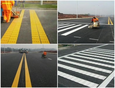 重庆重庆道路划线，热熔标线