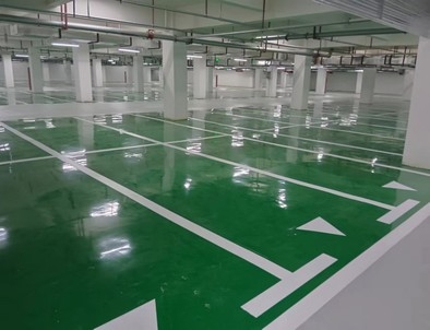 重庆重庆小区停车场标线